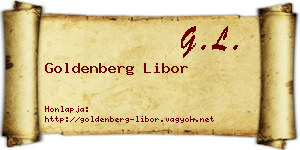 Goldenberg Libor névjegykártya